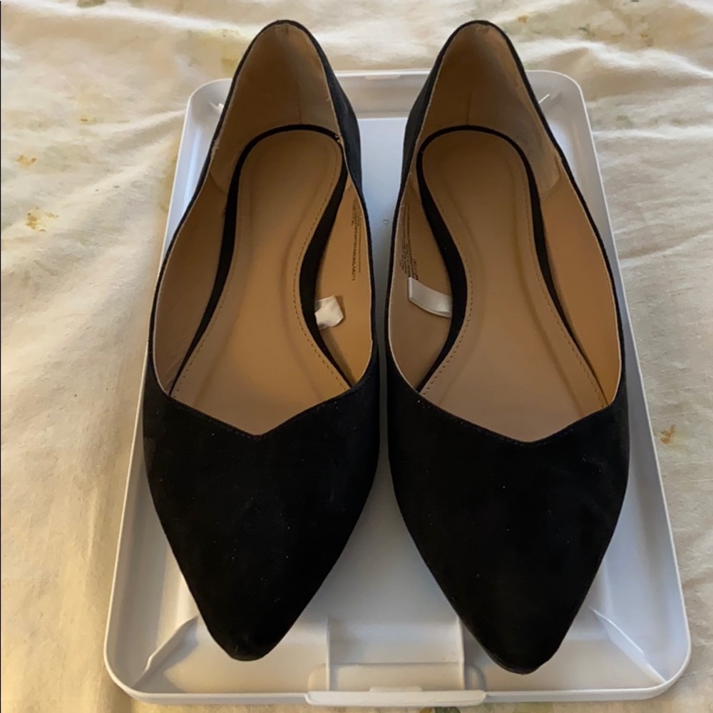 A New Day Suede Flats, sz 10